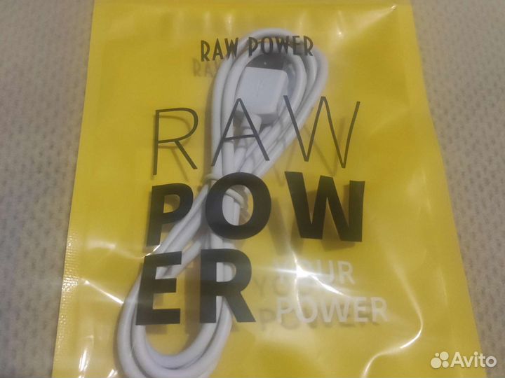 Кабель для зарядки Micro USB RAW power провод 1 м