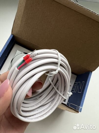 Терморегулятор abb zenit серебро