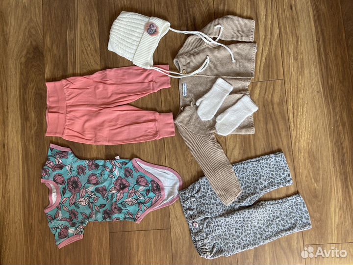 Пакет вещей для девочки 0-3 мес и старше