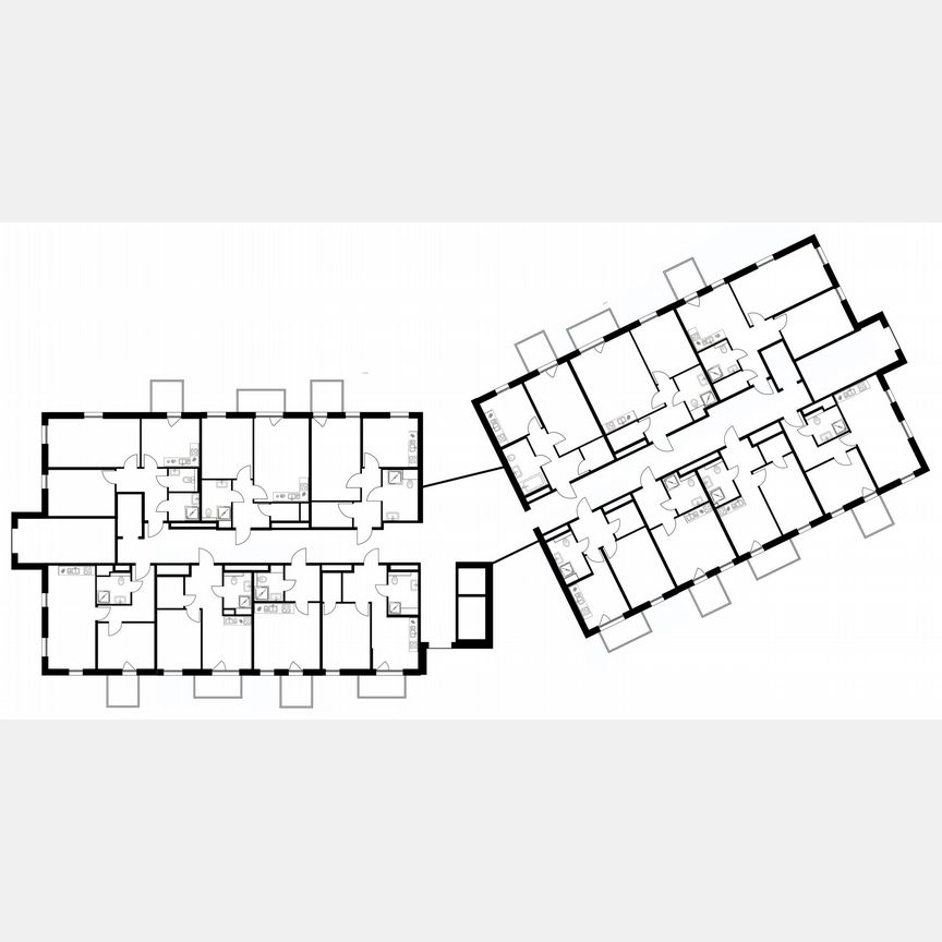 2-к. апартаменты, 56,8 м², 3/6 эт.