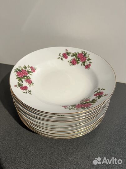 Тарелки суповые времён СССР (пр-во Китай)