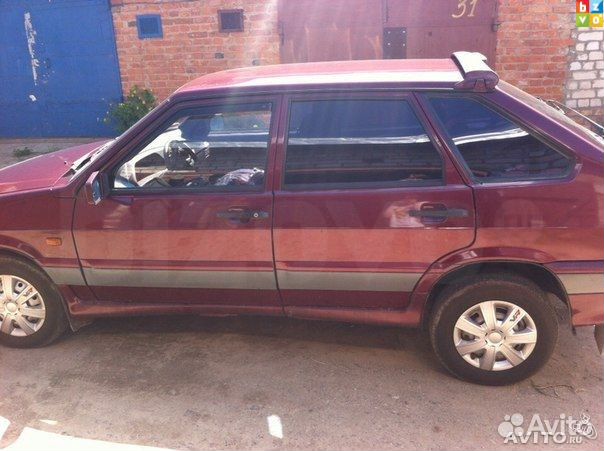 Накладка на порог на ваз -2114-2115 цвет бордо