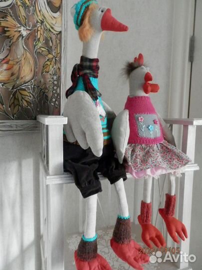 Текстильные куклы ручной работы