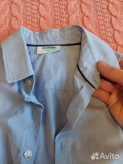 Рубашка школьная 128-134