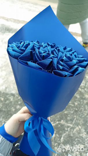 Букет из атласных лент