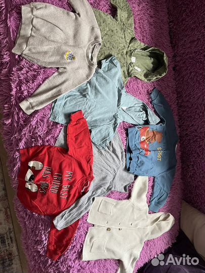 Кофты на мальчика 80 86