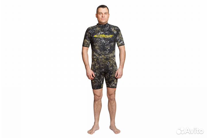 Гидрокостюм epsealon short MEN 2.5 мм зеленый камо