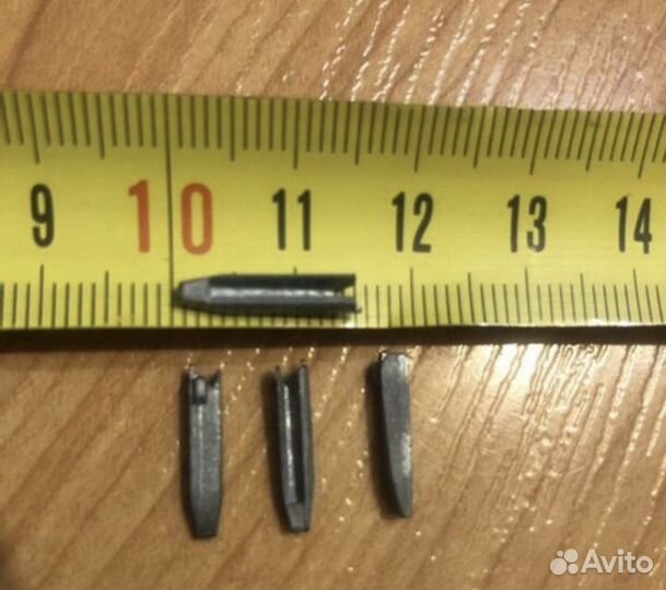 Наконечники (концевики) для нижнего замка молнии