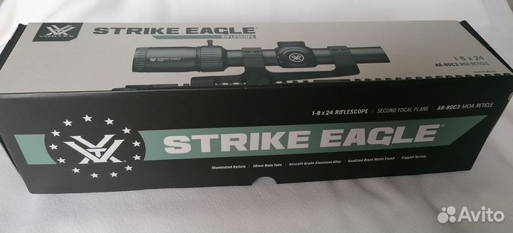 Прицел Vortex Strike Eagle 1-8X24, AR-BDC3 (MOA)