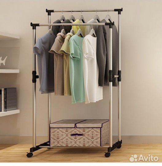 Стойка для одежды, вешалка напольная