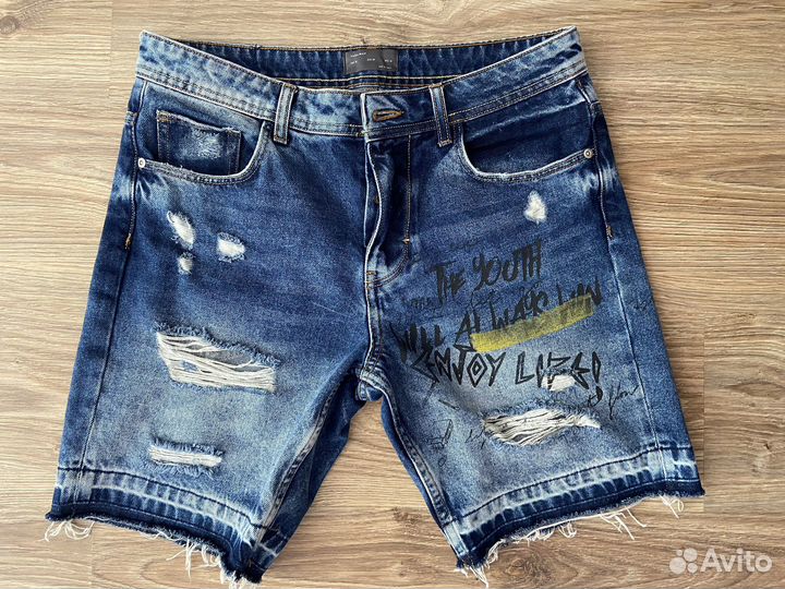 Джинсовые шорты zara