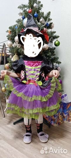 Костюм ведьмочки Бабы Яги 98-110