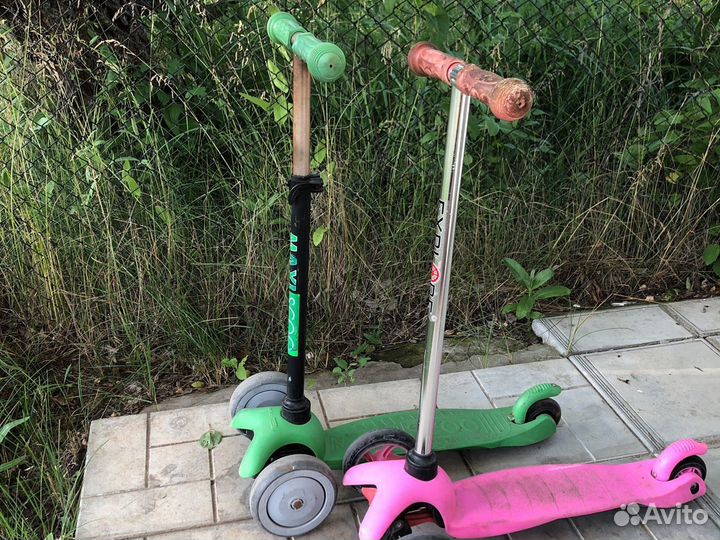 Детский трехколесный самокат