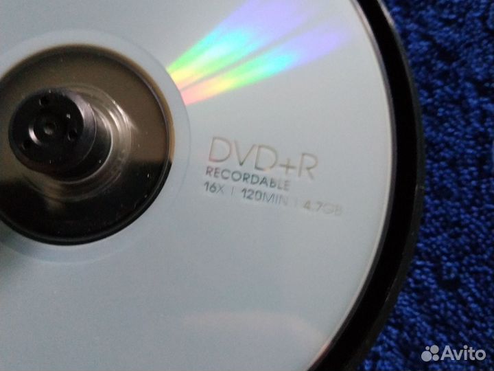 Чистые диски dvd+r