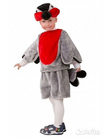 Новогодний костюм, снеговик, волк, кот, пингвин, х