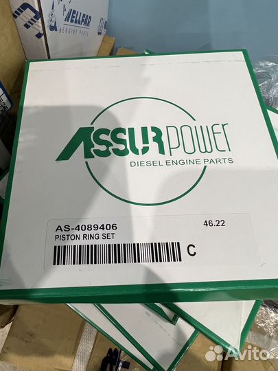 Кольца поршневые Cummins ISX 4089406/5405717