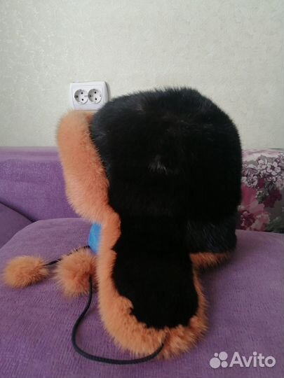 Шапка норковая женская