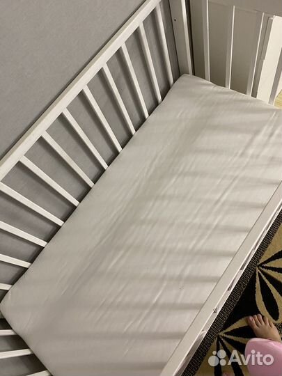 Кровать для новорожденных с матрасом