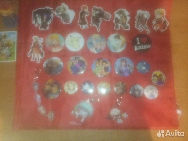 Аниме наклейки/ значки