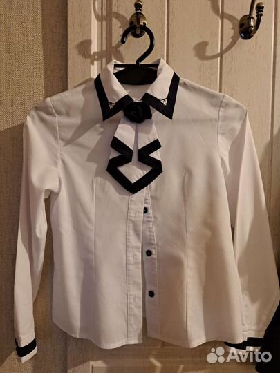 Блузка школьная 128-134