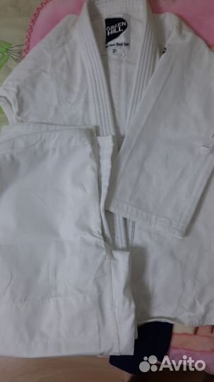 Кимоно для дзюдо рост 160 Green Hill club