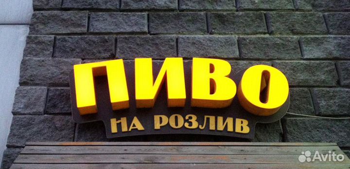 Вывеска буквы