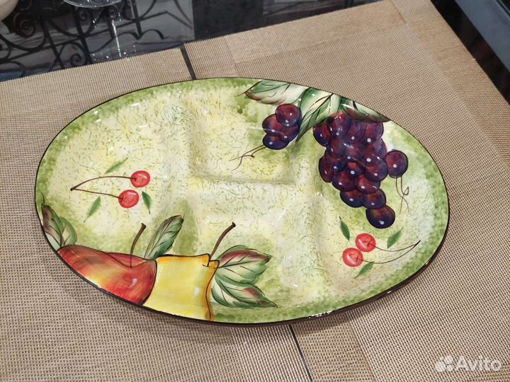 Менажница фарфоровая