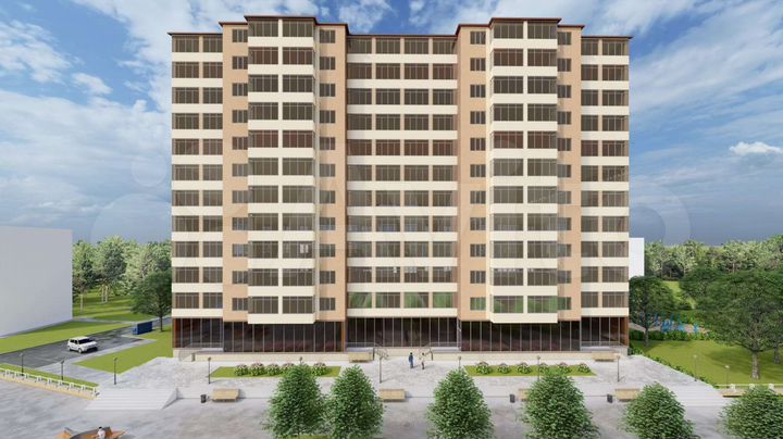 1-к. квартира, 47,3 м², 4/12 эт.