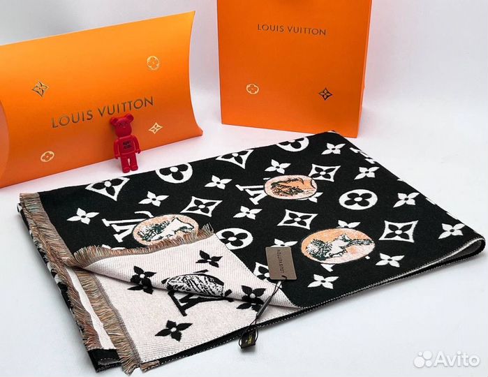 Палантин из кашемира louis vuitton