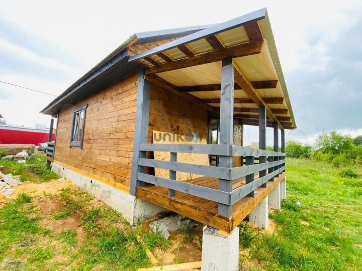 Дом 55 м² на участке 8 сот.