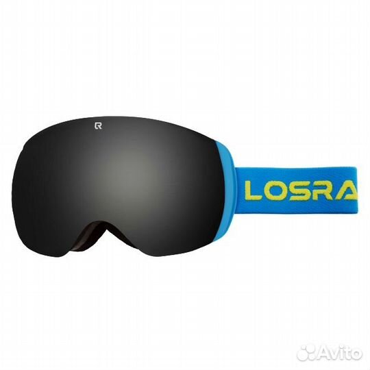 Горнолыжная Маска NJS black chrom