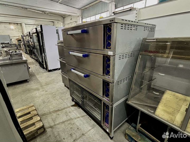 Шкаф пекарский Abat эш-3К с Шкаф расстоечный Abat шрт 4-эш