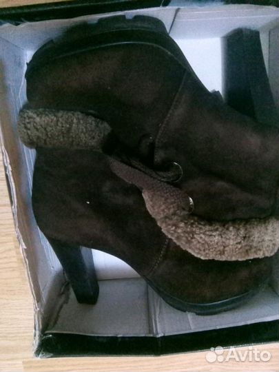 Ботильоны зимние