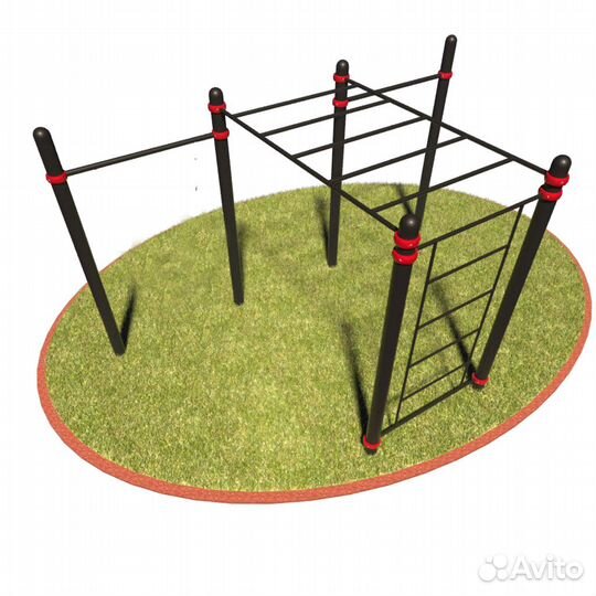 T-030 Турники, рукоход, шведская стенка D108 пла