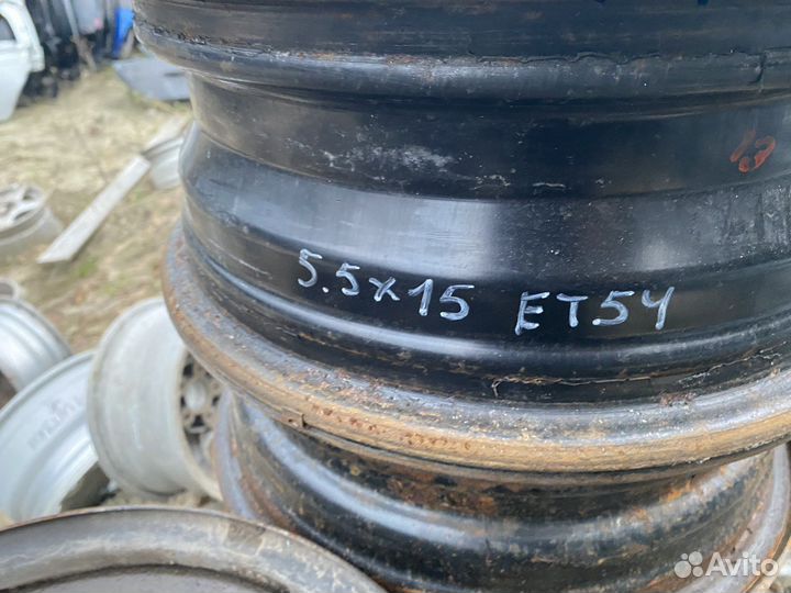 Штампованные диски 4 шт r15 Mercedes A