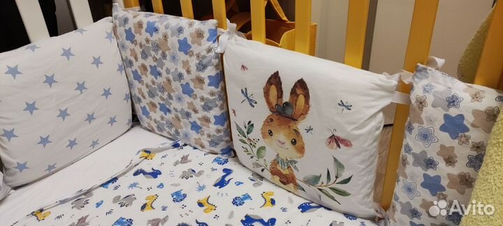 Бортики для детской кроватки 120*60