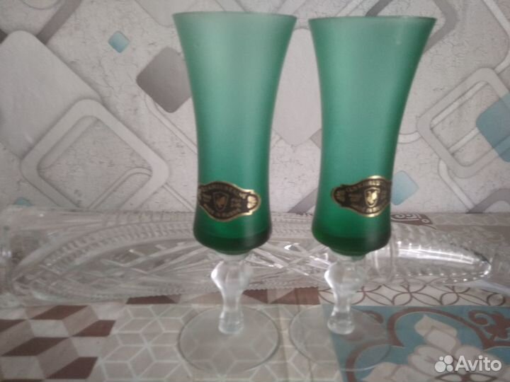 Фужеры+рог для свадьбы