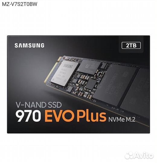 Диск SSD Samsung 970 EVO Plus M.2 2280 2TB PCIe NV