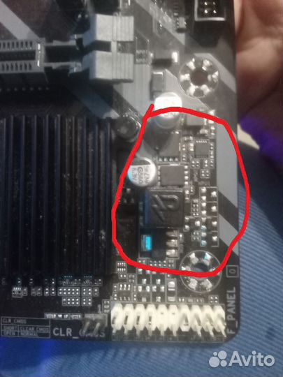 Материнская плата Gigabyte h310m s2 2.0 на запчаст