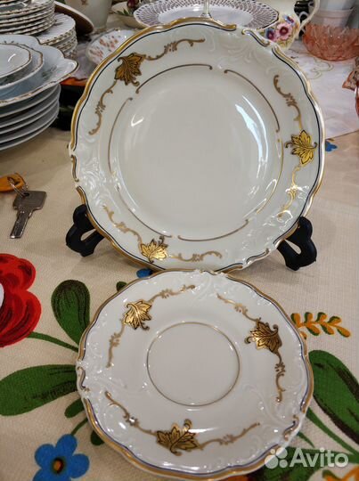 Винтаж, кофейное трио, KPM Польша