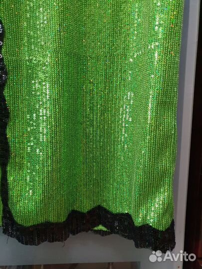 Сценический костюм/Платье для танцев с разрезом