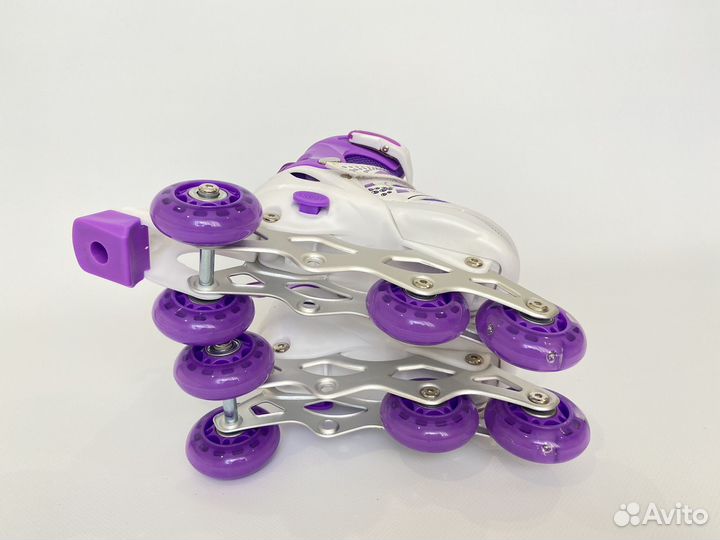 Детские ролики и защита для девочки