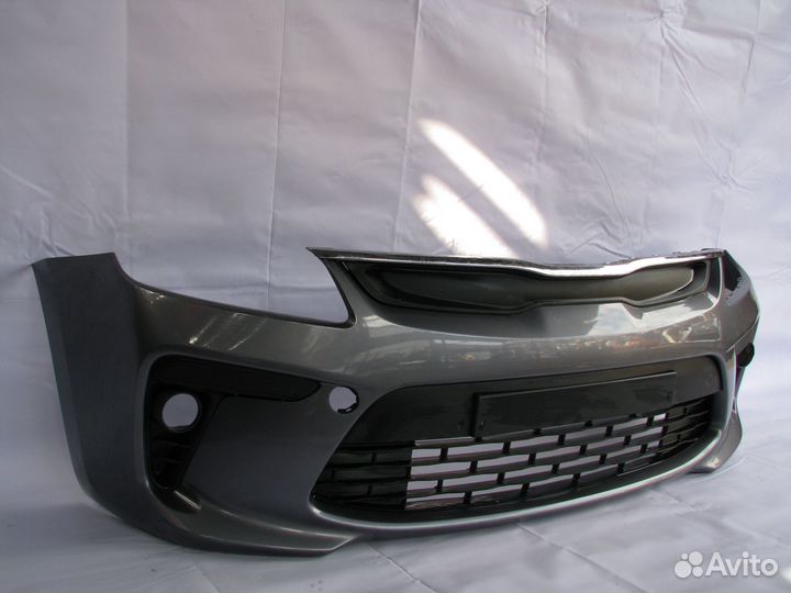 Kia Rio 4 Бампер передний 2017+