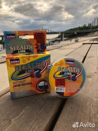 Леска рыболовная Power Pro 100 125,Tiagra, Stealth