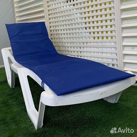 Матрас для пляжного шезлонга. Синий