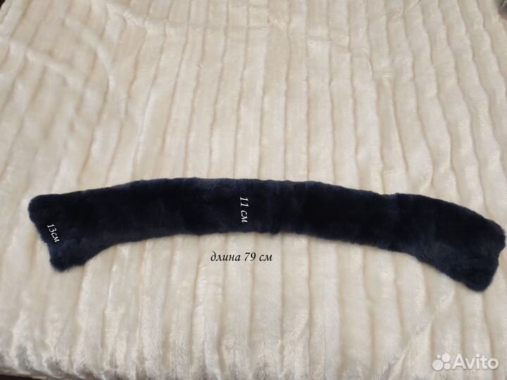Воротник мех кролика натуральный