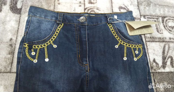 Джинсы новые на девочку
