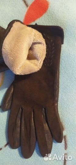 Перчатки женские кожаные 6.5