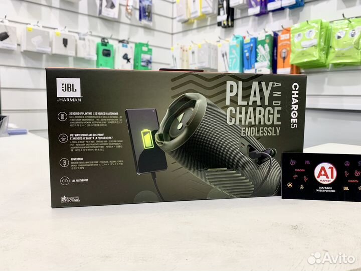 JBL Charge 5 Зеленый, Оригинал