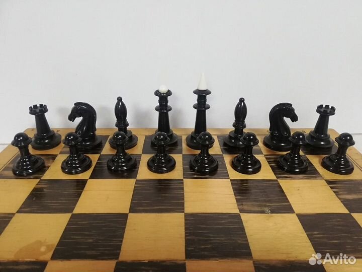 Шахматы СССР Фигуры из карболита 70-е г.г